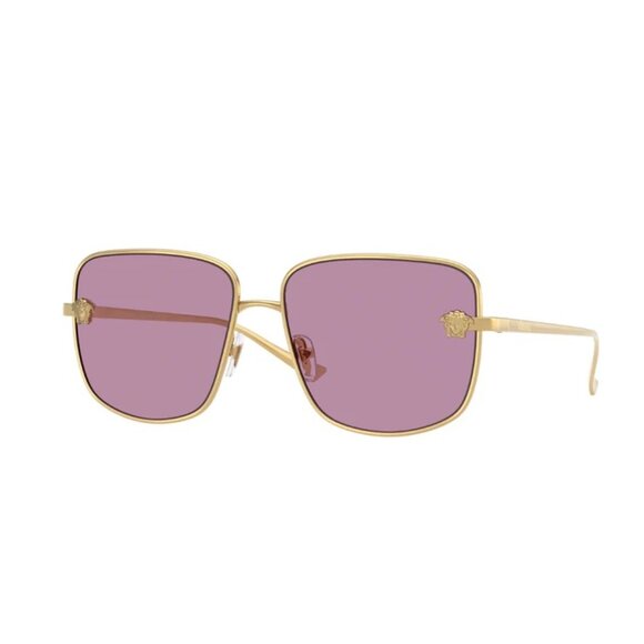 NEW VERSACE SUNGLASSES WOMEN GOLD PINK VE2282 1002/AK EYEWEAR VE2282 1002AK